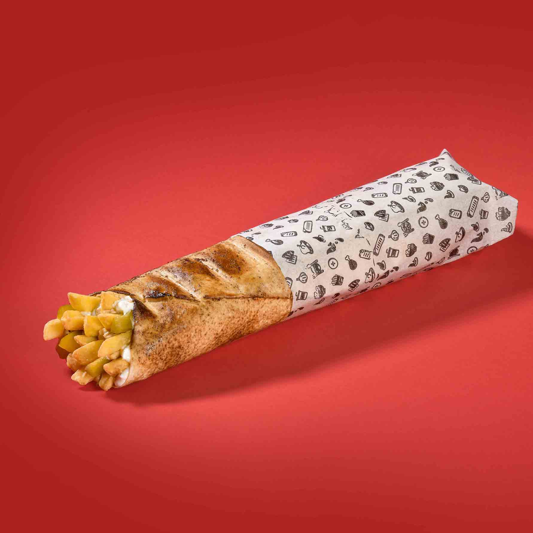 ساندويش بطاطا كبير