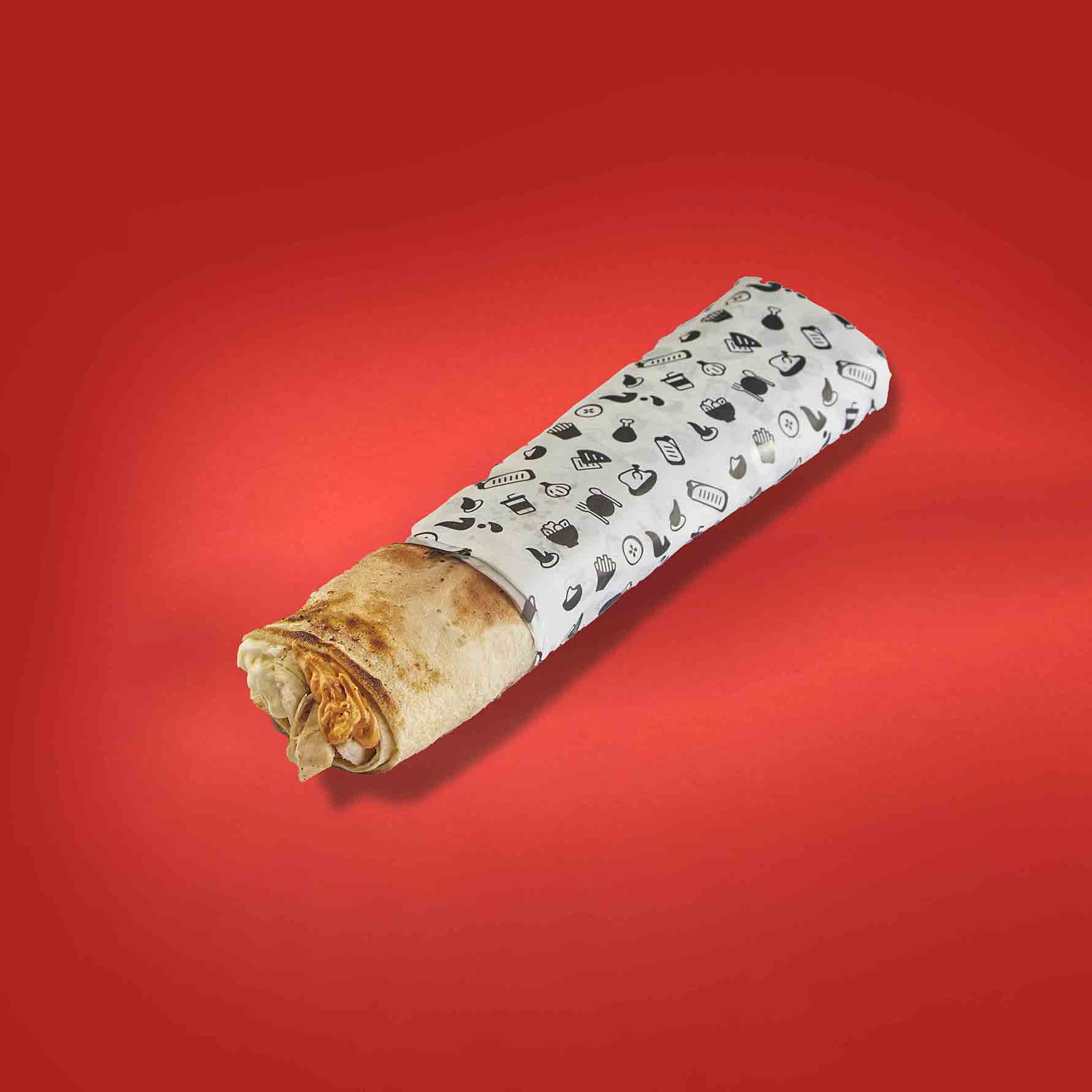 ساندويش دجاج صاج بالخبز الأسمر