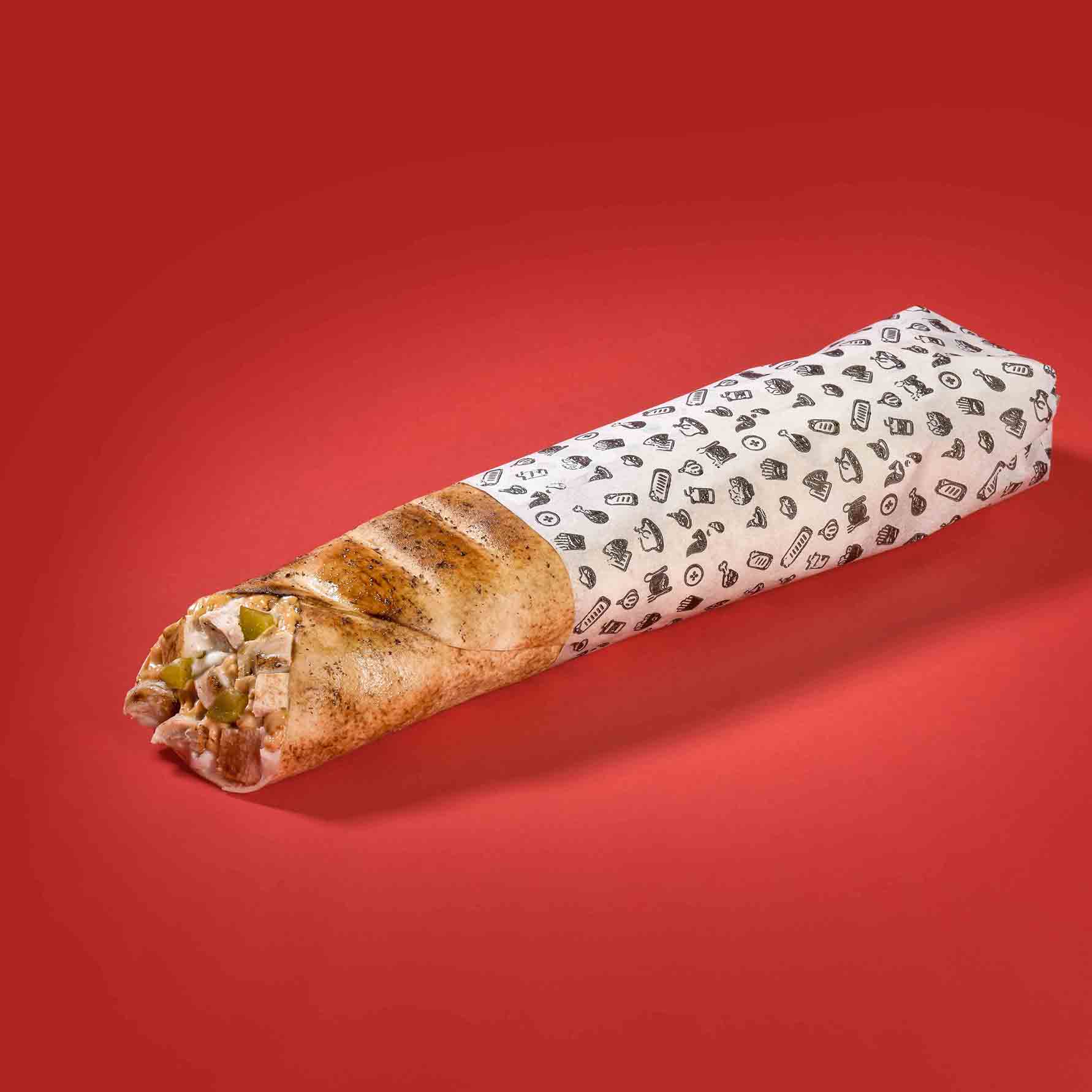 ساندويش دجاج لبناني كبير